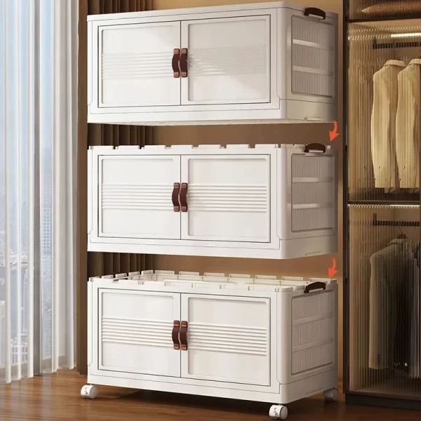 3 Layers Custom Plastic Cabinets Bulk, Wholesale Cabinets For Clothes-1