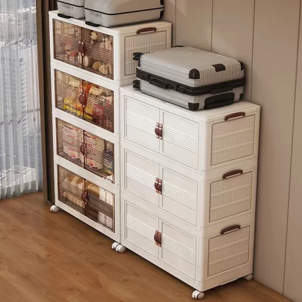 3 Layers Custom Plastic Cabinets Bulk, Wholesale Cabinets For Clothes-2