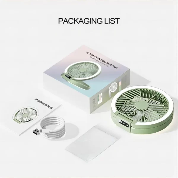 Bulk Portable Fans, Wholesale Desk Fans With Dual Light-10