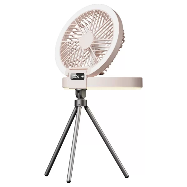 Bulk Portable Fans, Wholesale Desk Fans With Dual Light-5