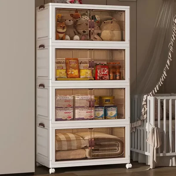 4 Layers Wholesale Cabinets For Clothes, Custom Plastic Cabinets Bulk-1