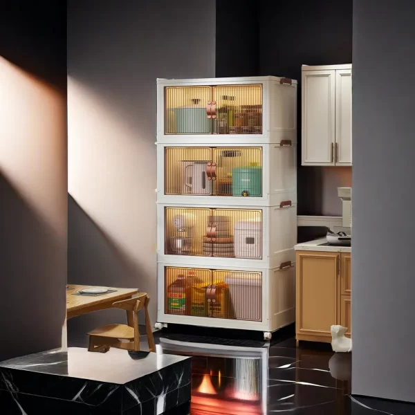 4 Layers Wholesale Cabinets For Clothes, Custom Plastic Cabinets Bulk-3
