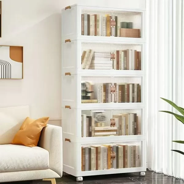 5 Layers Plastic Cabinets Wholesale For Home and Office Storage-3