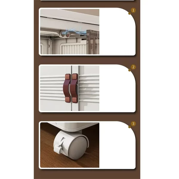 5 Layers Plastic Cabinets Wholesale For Home and Office Storage-6