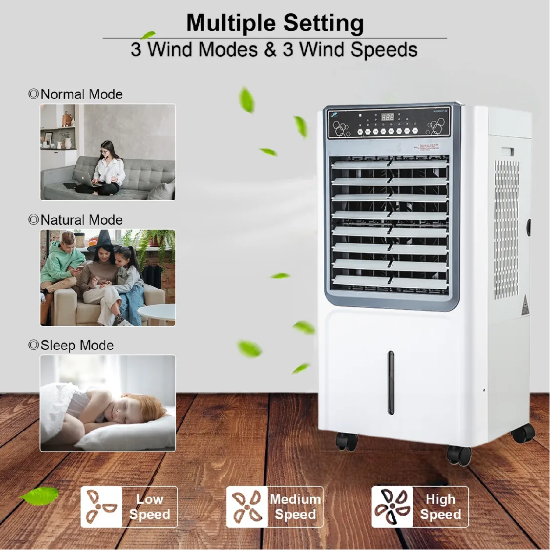 Portable Wholesale Evaporative Coolers With 42L Water Tank-6