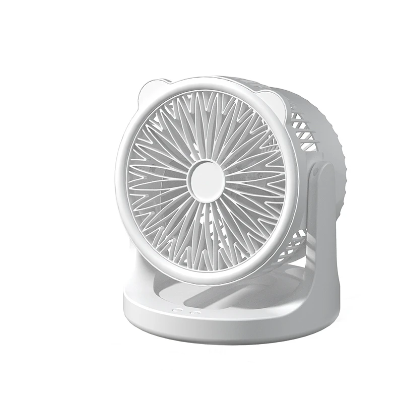 Ventiladores a pilhas brancos por atacado, ventilador portátil pequeno a granel-3